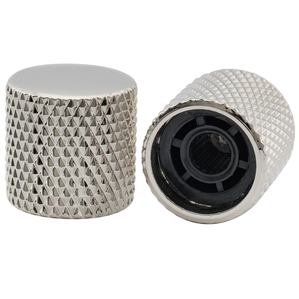 Musiclily Pro метрический размер стальные гитарные ручки с плоским верхом для импортной электрогитары Fender Telecaster/Precision Bass, (Набор 2)