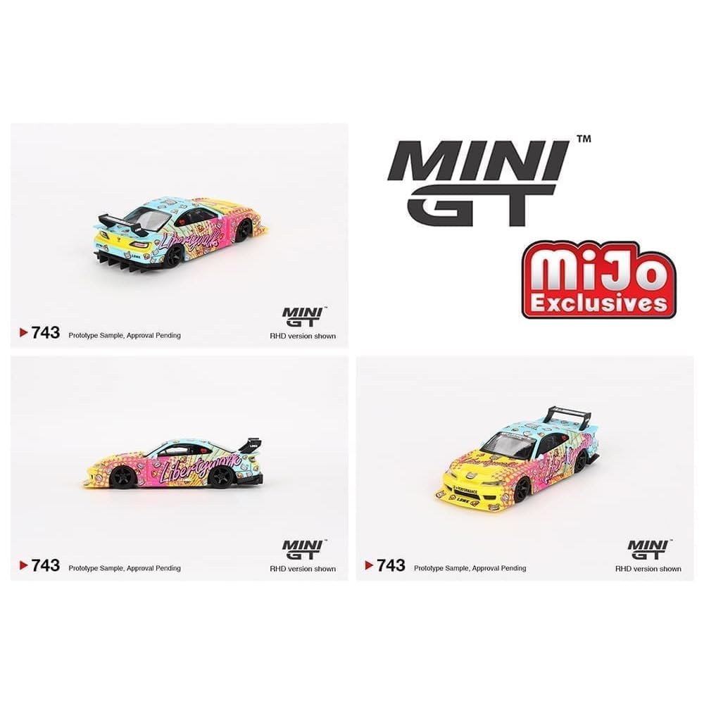 MINI GT Масштаб MiJo TOYS ЭКСКЛЮЗИВ NISSAN SILHOUETTE S15 SILVIA LB KUMA MiJo Toys Эксклюзив Nissan SILHOUETTE S15 Silvia LB KUMA 164 - LB-SUPER (США)