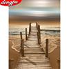 Diamond Embroidery Landscape DIY Kid Diamond Painting Full Round Seaside Picture