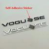 3D ABS хром черный логотип Vogue SE эмблема буквы багажник автомобиля значок наклейка для Vogue SE наклейки аксессуары