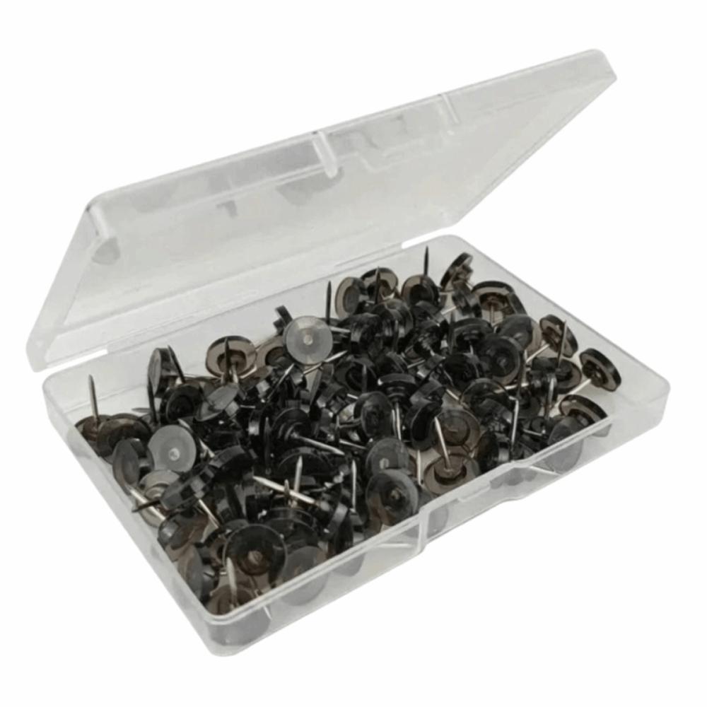 100 шт. DIY Прозрачные Кнопки-Гвоздики Творческие Многофункциональные Кнопки-Гвоздики Долговечные с Коробкой Пробковая Доска Кнопки-Гвоздики Настенные Маркеры