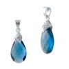 Серебряная подвеска с топазом Лондон Блю 3.743ct (1652817)