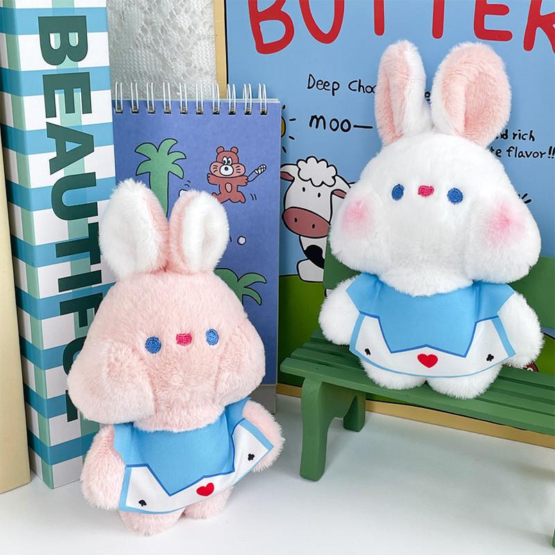 Adorable Plush Bunny Keychain Toy Soft Lilith Rabbit Doll Stuffed Animal Bag Charm