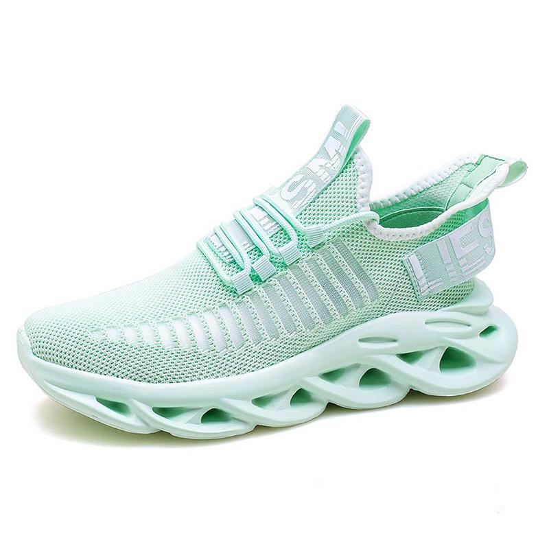 Большие размеры плетеных спортивных кроссовок, модные кроссовки с лезвиями, ультралегкие модные сетчатые туфли, мужская повседневная обувь, спот