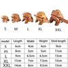 Kingsie Wooden Guiro Frog, Auspicious Charm, Percussion Instrument, Sound-Making Frog, Thai Style (XXL)