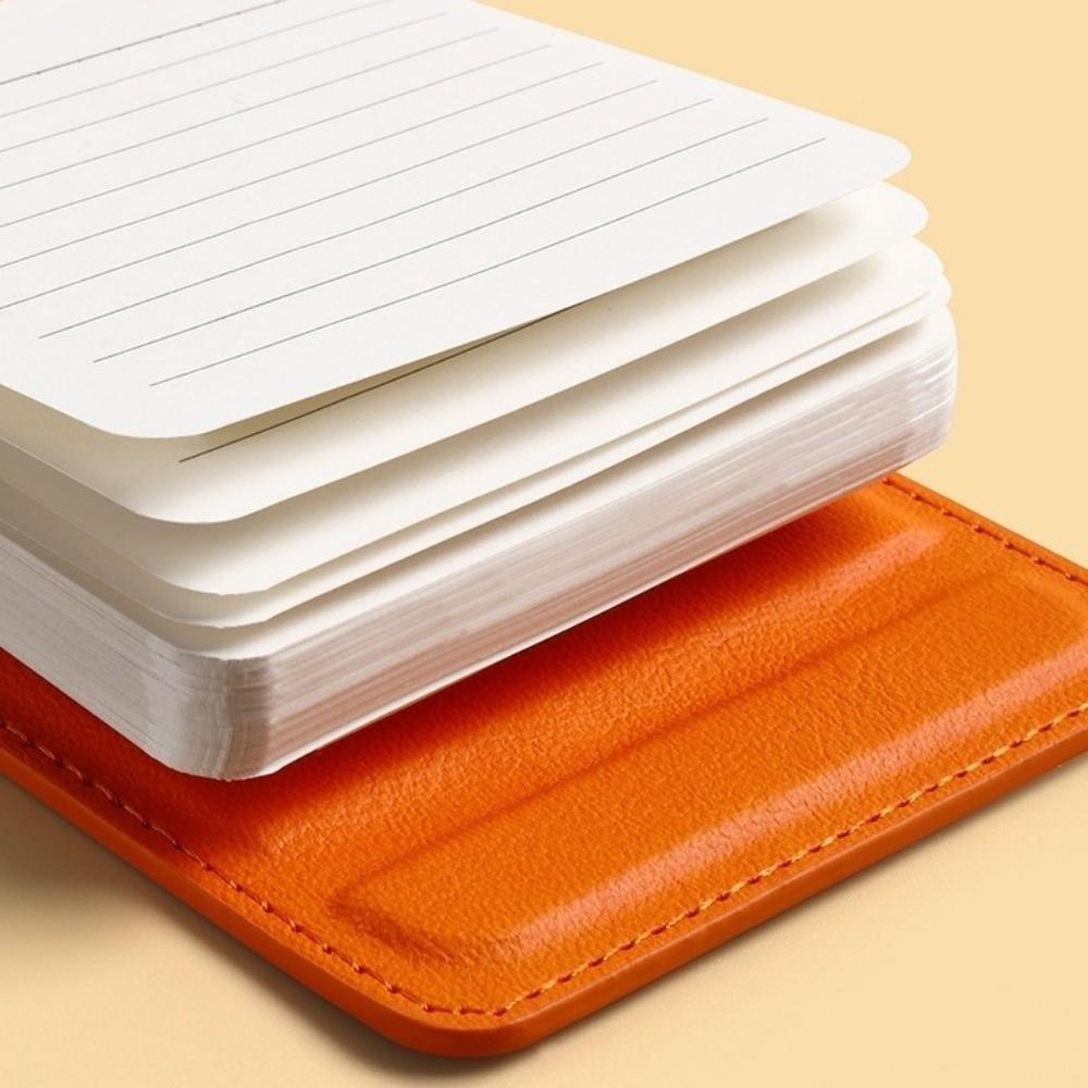 A7 Loose-leaf Notebook PU Leather Mini Journal Durable Note Pad  Travel