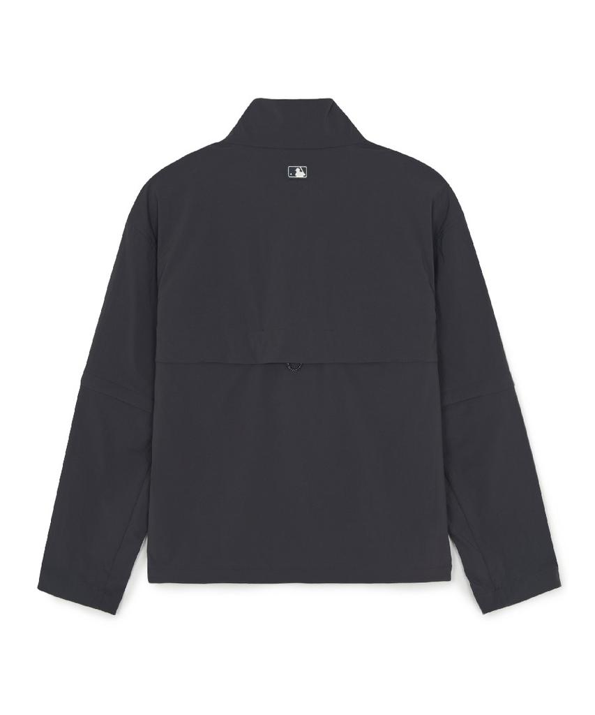 Mlb Gorpcore Detachable Windbreaker Ny (D.Charcoal Grey)
