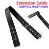 Кабель-удлинитель M.2 NVMe SSD с поддержкой PCle4.0, удлинитель PCI-Express 4.0 X4 M Key для M.2 2230 2242 2260 2280 SSD