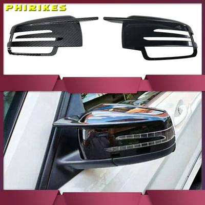 Крышки боковых зеркал черного цвета для Mercedes BENZ W176 W246 W212 W204 C117 X156 X204 W221 C218 ABCES CLA GLA GLK Class