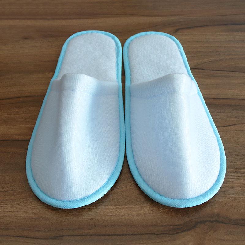 1Pair Simple Home Slipper Men Women Travel Spa Portable Folding Disposable Slipper House Home Guest Indoor Slippers Big Size