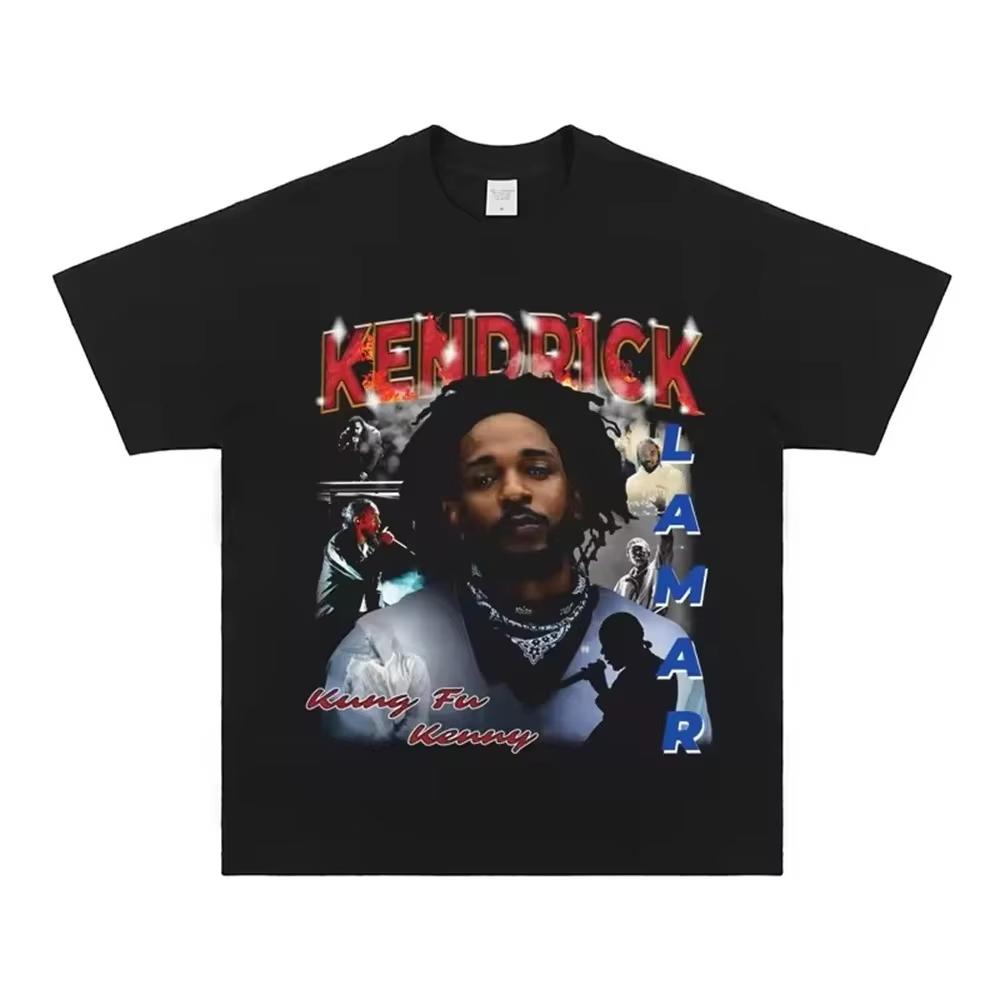 Rapper Fight Winner Kendrick Lamar Men Women Clothing Tee Unisex Tops Homme Short Sleeve top Spring and summer new TShirt
