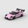 Pink MOC PSC BAOshijie GT Speed Series Luxury Car Carrera Race Car Building Block Assembly Ornament Model Puzzle Kid Toy Gift