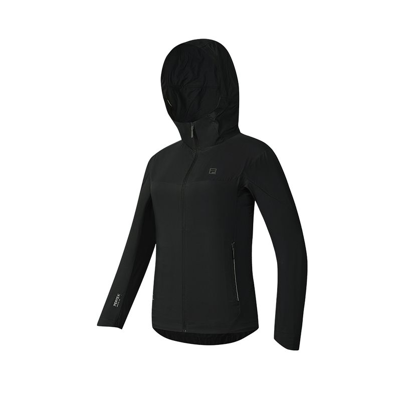 Новая куртка FILA AthleticsEXPLORER SS25 Женская Насыщенный черный BK A11W527704F-BK