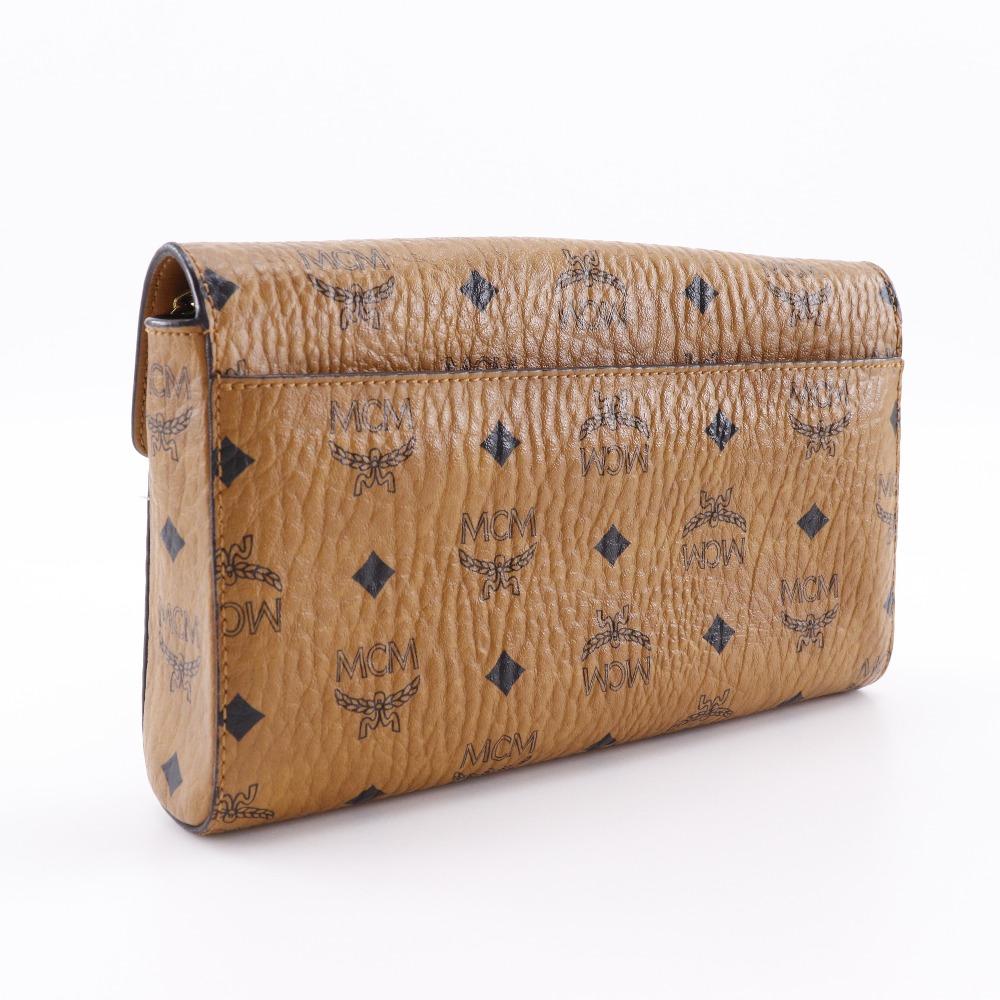 MCM Сумка через плечо Tracy среднего размера MYZ 28AME05 CO001 Vicetos клатч 2-в-1 Коричневый ПВХ/кожа Женская Б/У