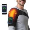 Detachable Wireless APP Control Electric Heating Vibration Shoulder Knee Massager Brace 3 Levels Timer Shoulder Massage Belt Bra
