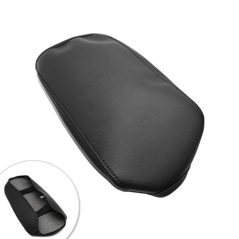 Soft Leather Armrest Cover For VW Tiguan 2014 2015 2016 Car Accessories Interior Center Console Lid Armrest Box Cover Trim