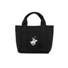 Сумка-тоут Hills Polo BEVERLY HILLS POLO CLUB Логотип бренда Beverly Hills Polo Club с вышивкой в виде пони Сумка-тоут BHPC из холста Мини-сумка 2 типа на выбор 10 л