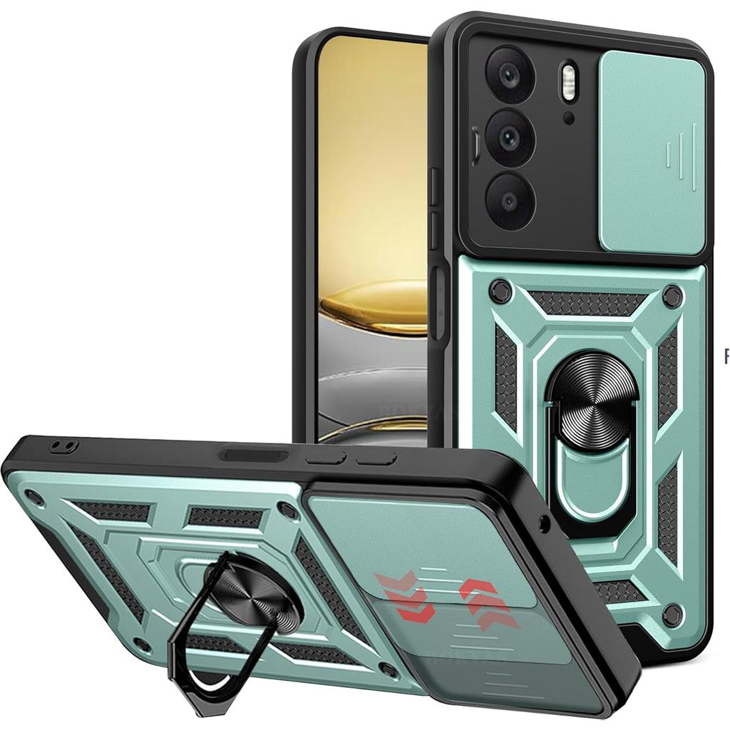 Armor Case For Realme C75 4G Cover Lens Protection With Ring Magnetic Holder Coque Fundas