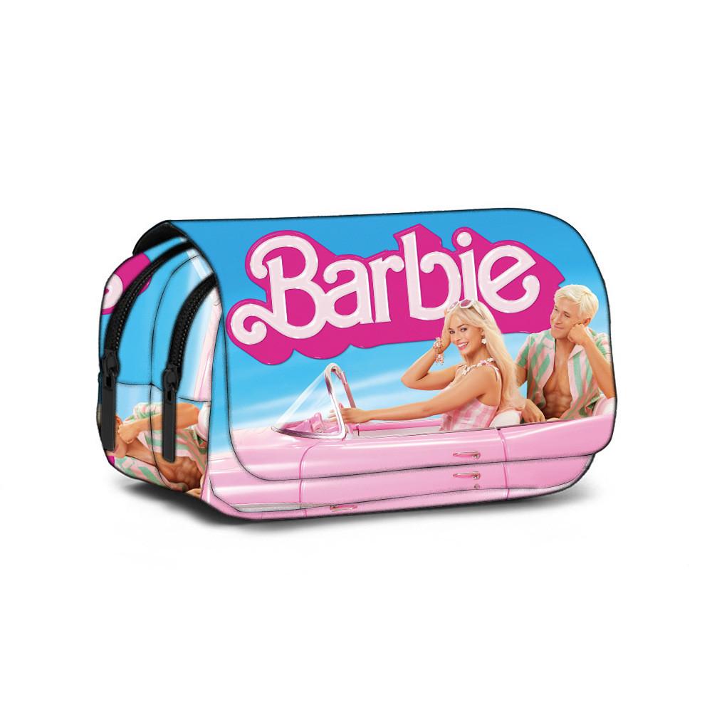 Пенал Barbie с полноцветным принтом и большим объемом для детей и школьников