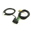 Замена USB-портов AUX и разъема с кабелем, USB-переключатели AUX с кабелем для RCD510 RCD310, Автоаксессуары