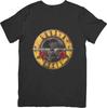 Музыка Guns n Roses Унисекс Футболка из качественного хлопка Черная