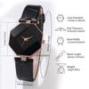 Xiaomi 5 шт./комплект Женские часы Модные кожаные ремешки Аналоговые кварцевые часы Набор украшений в виде сердца(Без коробки)