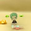 Аниме One Piece Чиби Акриловая подставка Двусторонняя Слоистая Настольное украшение Коллекционный орнамент Подарок на день рождения для фанатов