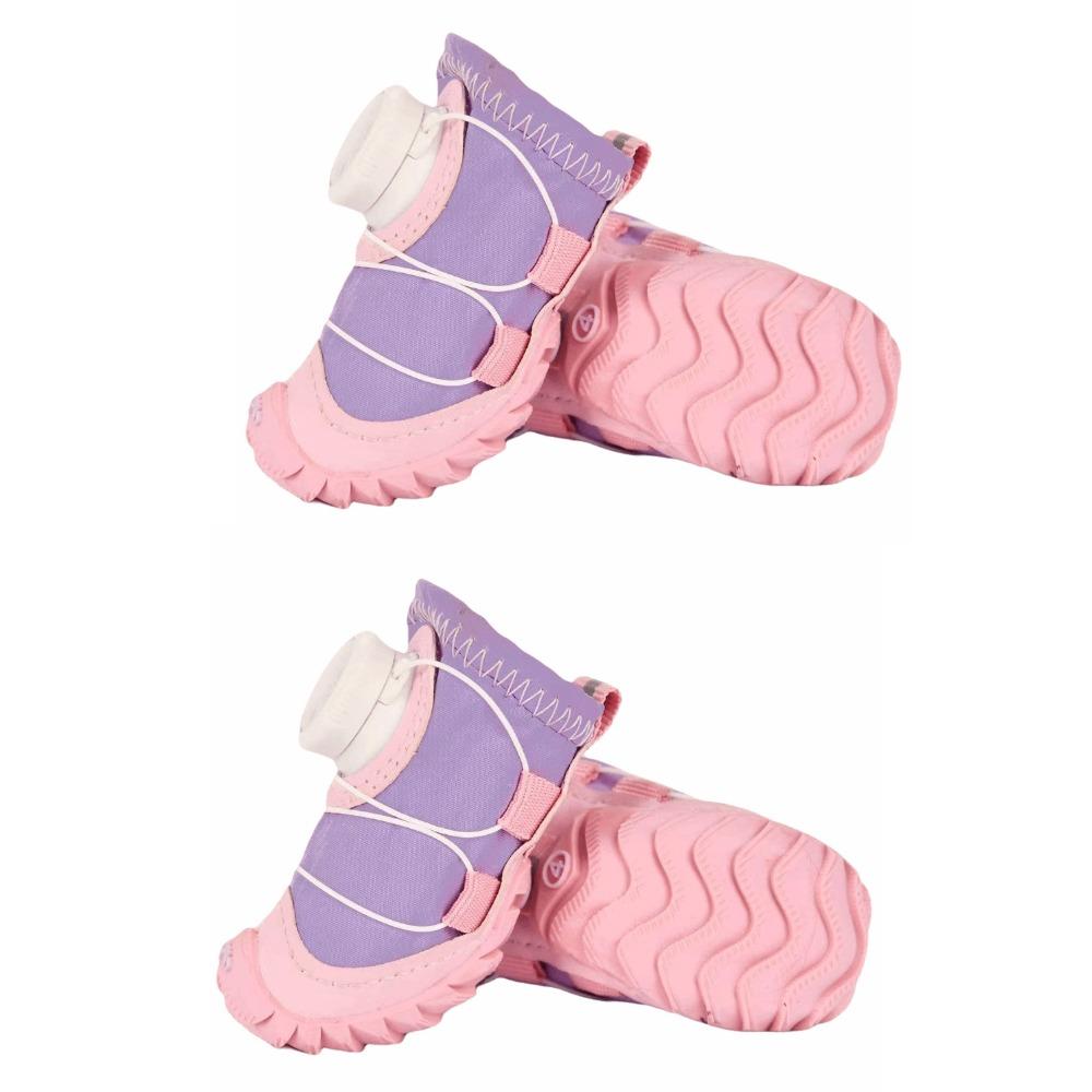 4PCS Anti-Slip Pet Mesh Boots Breathable Pet Paw Protector Wear-resistant Dog Sneakers  Daily Wear