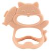 I&B Chewy Wrist Teether + Carrying Case, Teether + Case, Meow Beige Pink, 1 Piece, Korean Baby Products