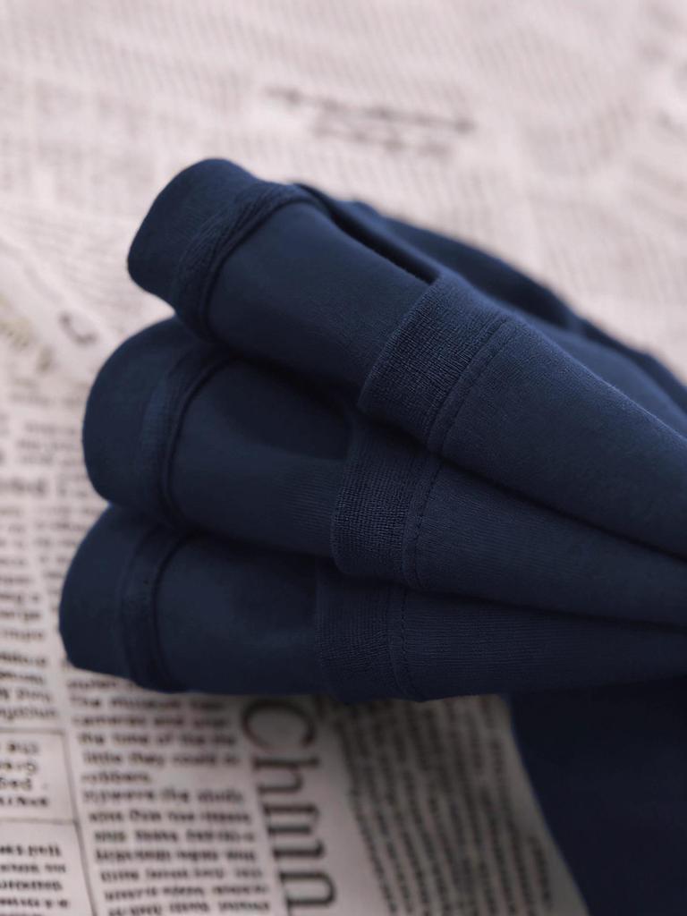 Мужской свитер с круглым вырезом, плотность 350 г/м²: Осенний базовый однотонный пуловер свободного кроя