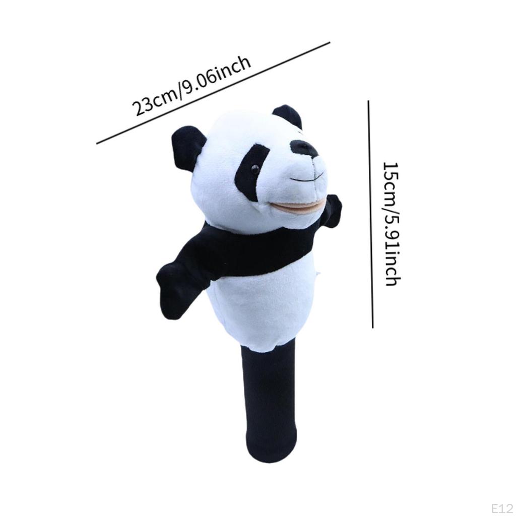 Мягкий чехол для головы клюшки для гольфа в виде животного из дерева, защитный чехол для защиты головы клюшки при транспортировке