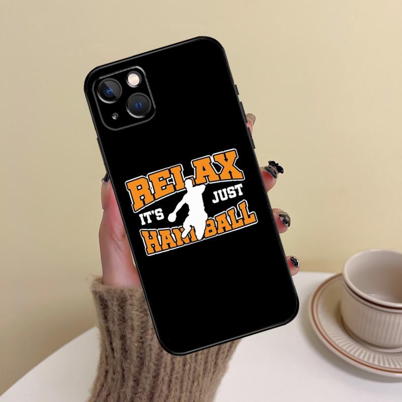 Чехол для телефона с цитатами про гандбол для iPhone 14 Pro Max 17 Air 16 15 11 12 13 Pro Max mini 16 Plus 16e Чехол Funda