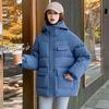 Down Cotton-padded Jacket Women's Winter Hooded Short Bread Jacket Thick Loose Jacket Cotton-padded Jacket Women