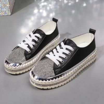 Повседневные туфли для женщин, модные и универсальные с ромбами, мокасины для женщин, ленивые туфли для женщин, туфли на толстой подошве для женщин