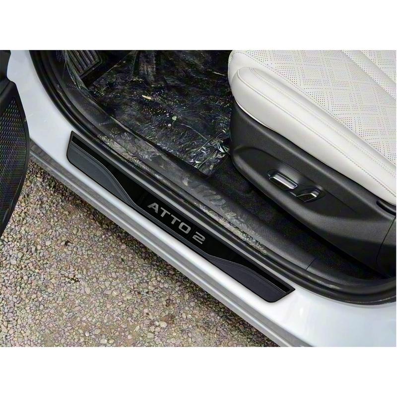 For BYD ATTO 2 2025 2026 Door Sill Plate Cover Protective Car Accessories Styling Auto Threshold Pedal Trim Interior Stickers