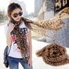 Soft Wrap Lady Shawl Silk Scarf Women's Butterfly Flower Print Long Chiffon Scarf
