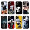 D-49 Naruto Kakashi Black Sofe Case for iPhone 16 15 Plus 14 13 Mini 12 11 Pro 8 6 6S SE 5 XR XS Max Realme C30 C33 C32 9I VIVO V29 V27 V23 Y36
