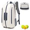 Multifunctional Badminton Pickleball Tennis Backpack With Shoe Compartment Large Capacity