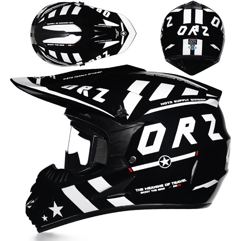 ABS Certified Professional Motocross Helmet Men's Motorcycle Casco Off-road Rally Capacete Dot 1.3kg Unisex