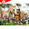 Diamond Embroidery Full Display Animals Diamond Painting Round Stones Horse Hobby And Handicraft