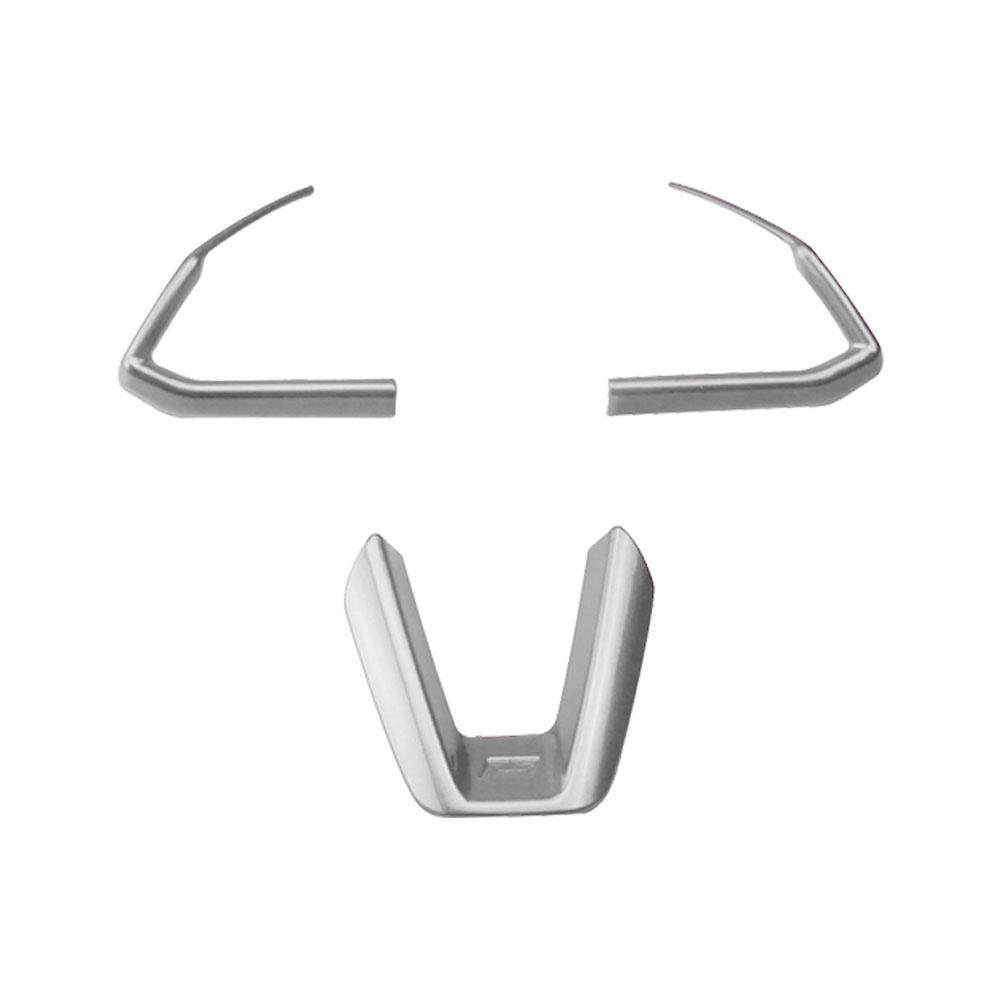 Накладка на руль автомобиля, 3 шт., наклейка для Mazda 2 3 6 Demio CX3 CX-3 CX-5 CX5 CX7 CX9 Axela ATENZA 2017-