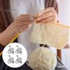 6Pcs Crochet Ring Adjustable Crochet Tension Ring Set Non-Slip Cat Peacock Shape Knitting Ring Sewing Supplies