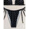 Micro Bikini Sexy Swimsuits For Women 2025 Swimwear Dot Brazilian Bikini Set Thong Biquini Swim Suits String Beachwear Female