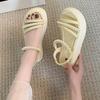 Fashion Woman Shoes Open Toe Pearl Sandals for Women Vintage Summer 2025 Offers Anti Slip Hot New Breathable Fashion Sandal Wholesale