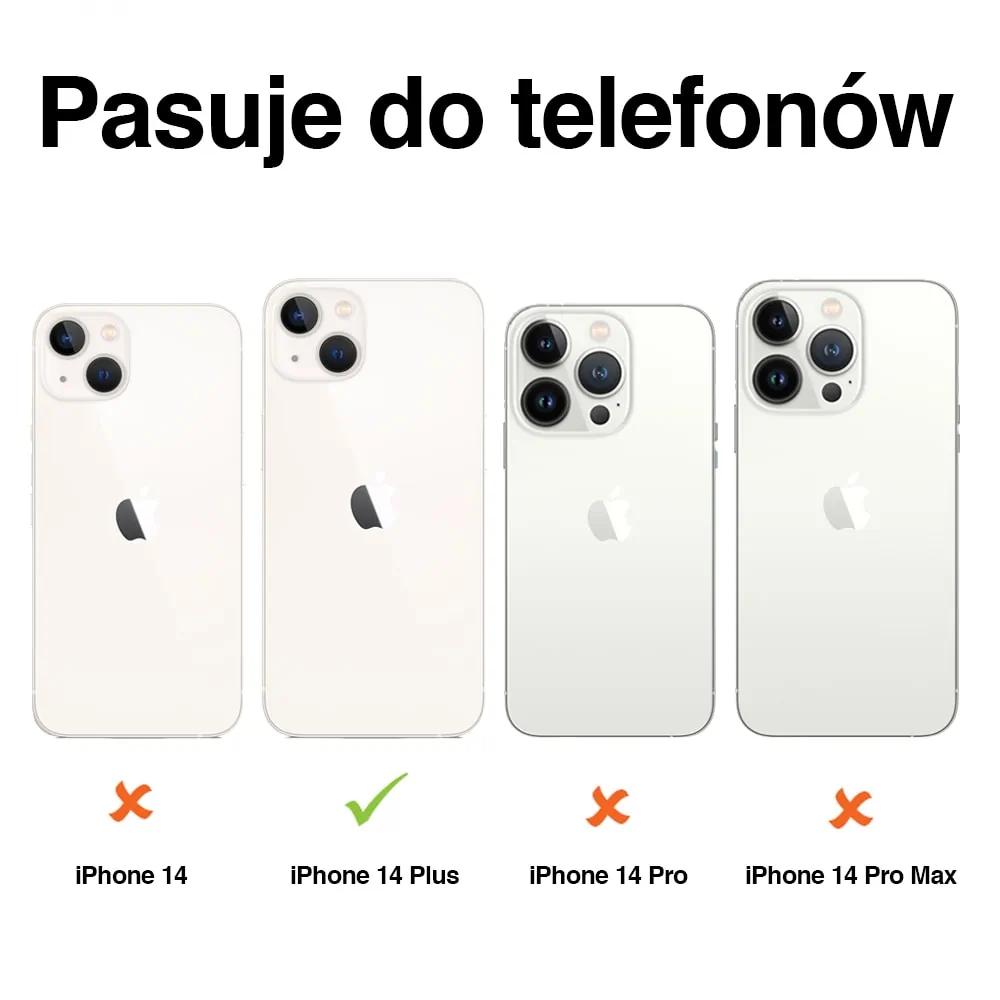Etui Do Iphone 14 Plus Z Magsafe Przeźroczyste, Silikonowe Flexi, Kot Birmański