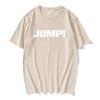 Футболки с графическим принтом Jump K-pop Корейские женские группы Хлопок Мода Короткий рукав Футболка Мужская Женская Одежда Футболки Унисекс