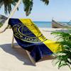 Пляжное полотенце с принтом логотипа Fenerbahce SK, Большое, Мягкое, Быстросохнущее, для Пляжа, Кемпинга, Плавания