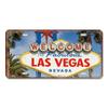 High Definition Metal Tin Sign Las Vegas Casino Vintage License Plate Style Wall Art Decor for Home Bar Garage