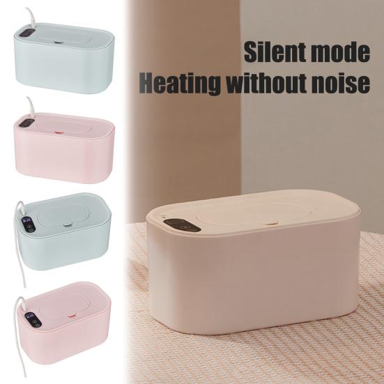 Портативный нагреватель для детских салфеток с регулируемым светодиодным дисплеем, большой вместимостью, для дома и путешествий, с быстрым нагревом, держателем для подгузников, диспенсером и нагревателем влажных салфеток