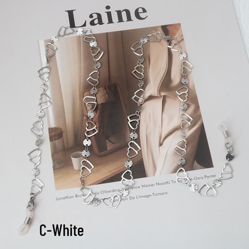 Stainless Steel Fashion Lanyard: Anti-slip Sunglasses Chain for Men and Women